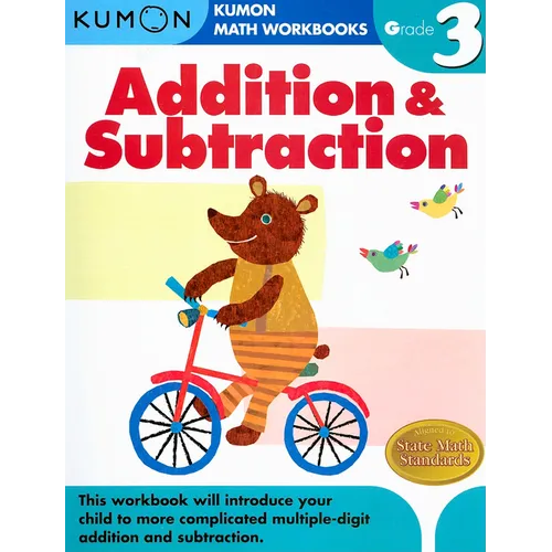 Kumon Grade 3 Addition & Subtraction - Paperback