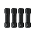 Scuba Diving 1.1lb Slug Weights 4pcs, Black
