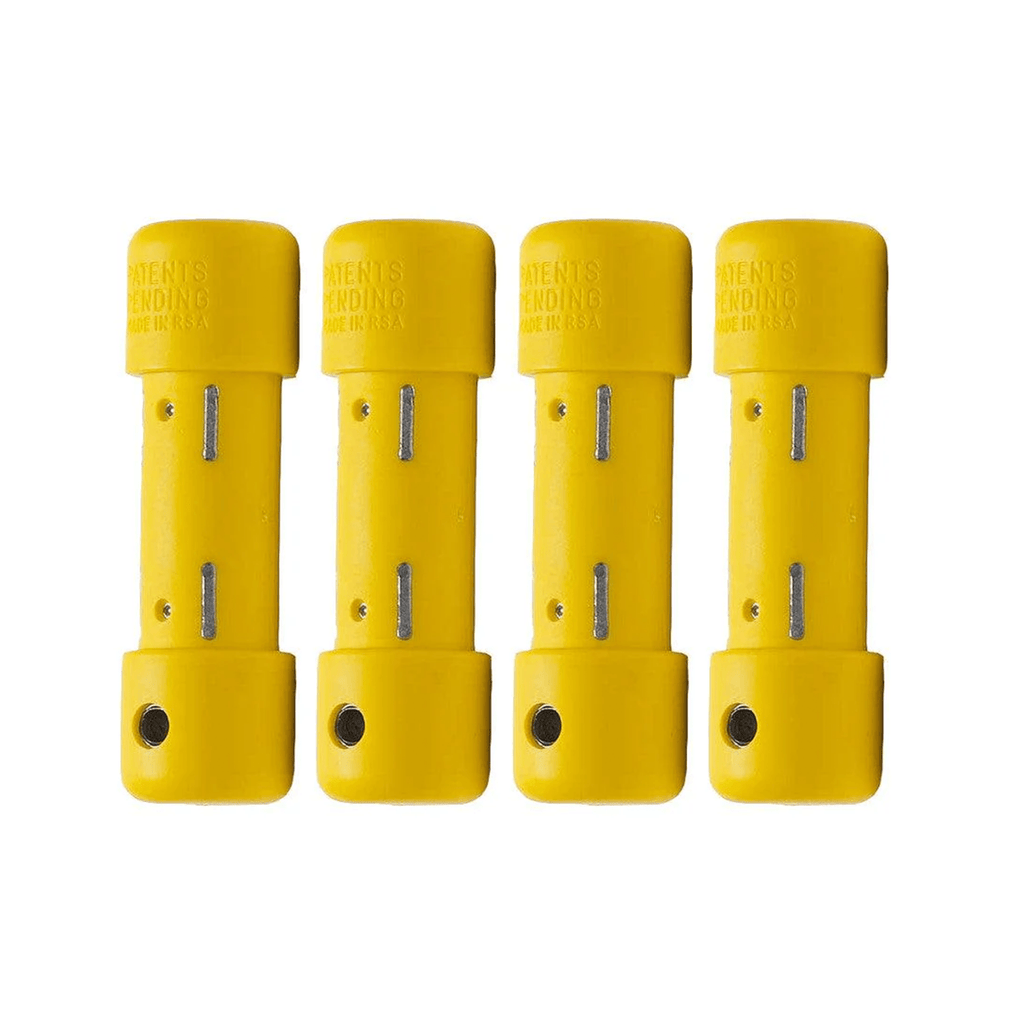 Scuba Diving 1.1lb Slug Weights 4pcs, Yellow