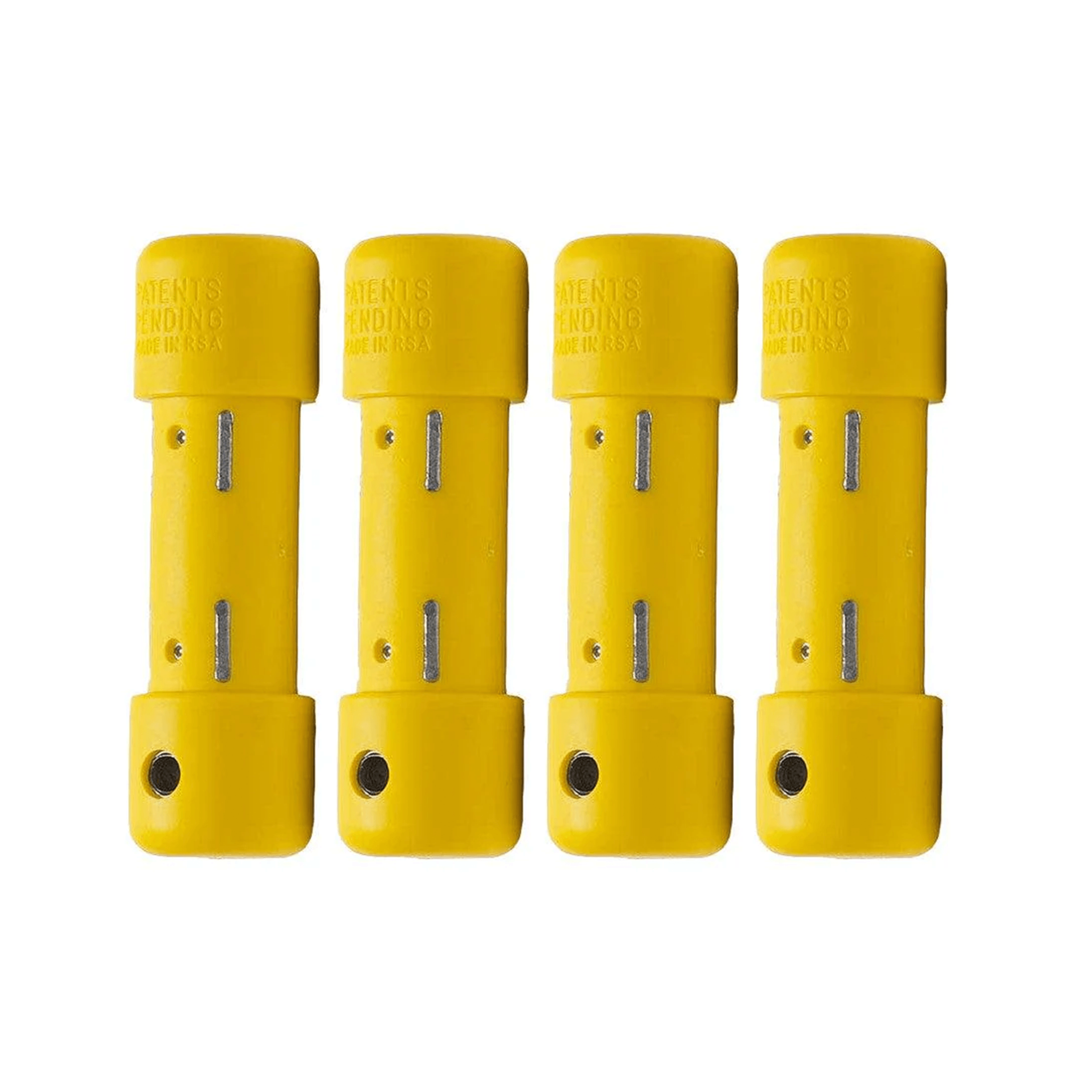 Scuba Diving 1.1lb Slug Weights 4pcs, Yellow
