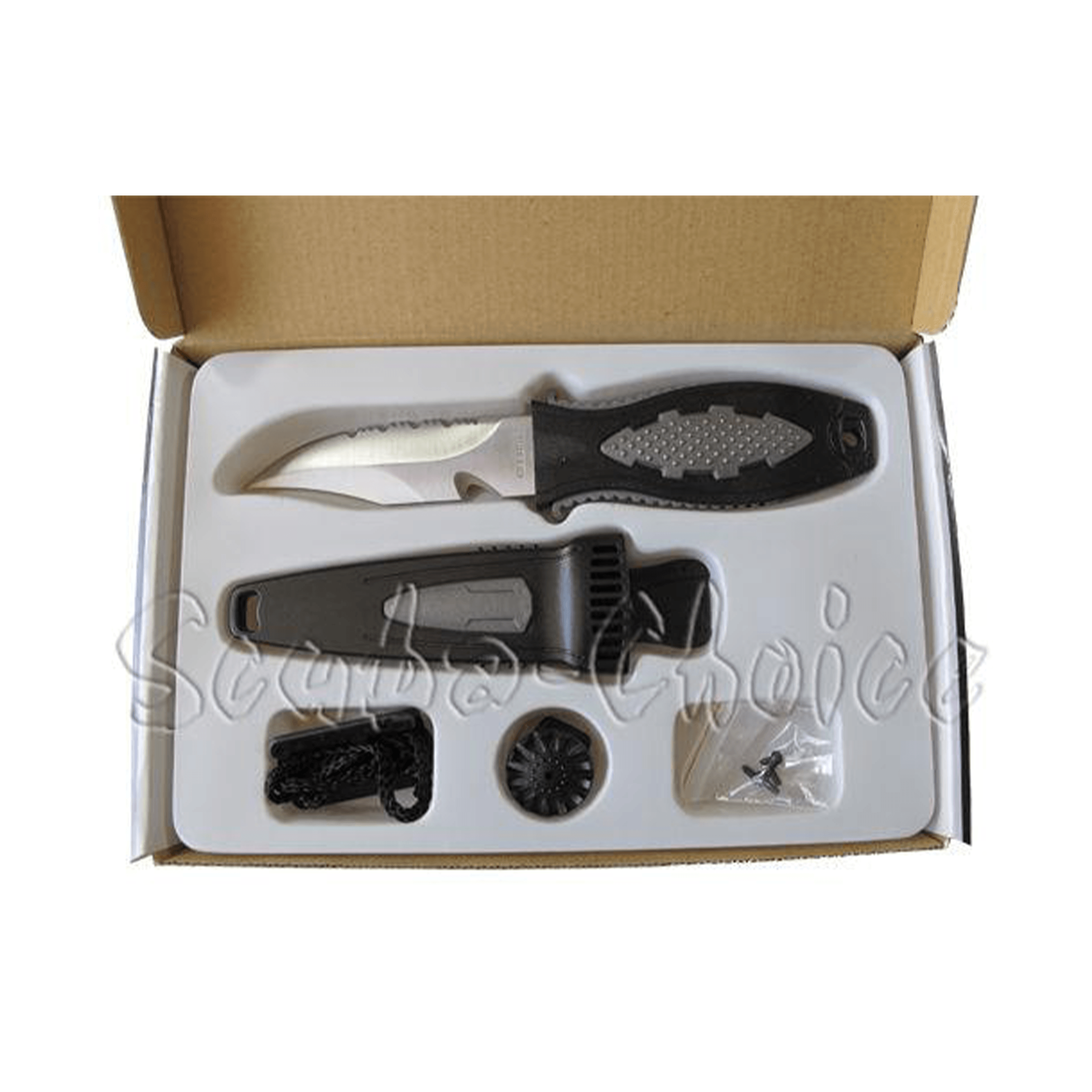 Scuba Diving Low Volume Free Dive Spearfishing 7.5" Stainless Point-Tip Knife