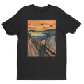 Screaming Airborne Man Athletic Shirt