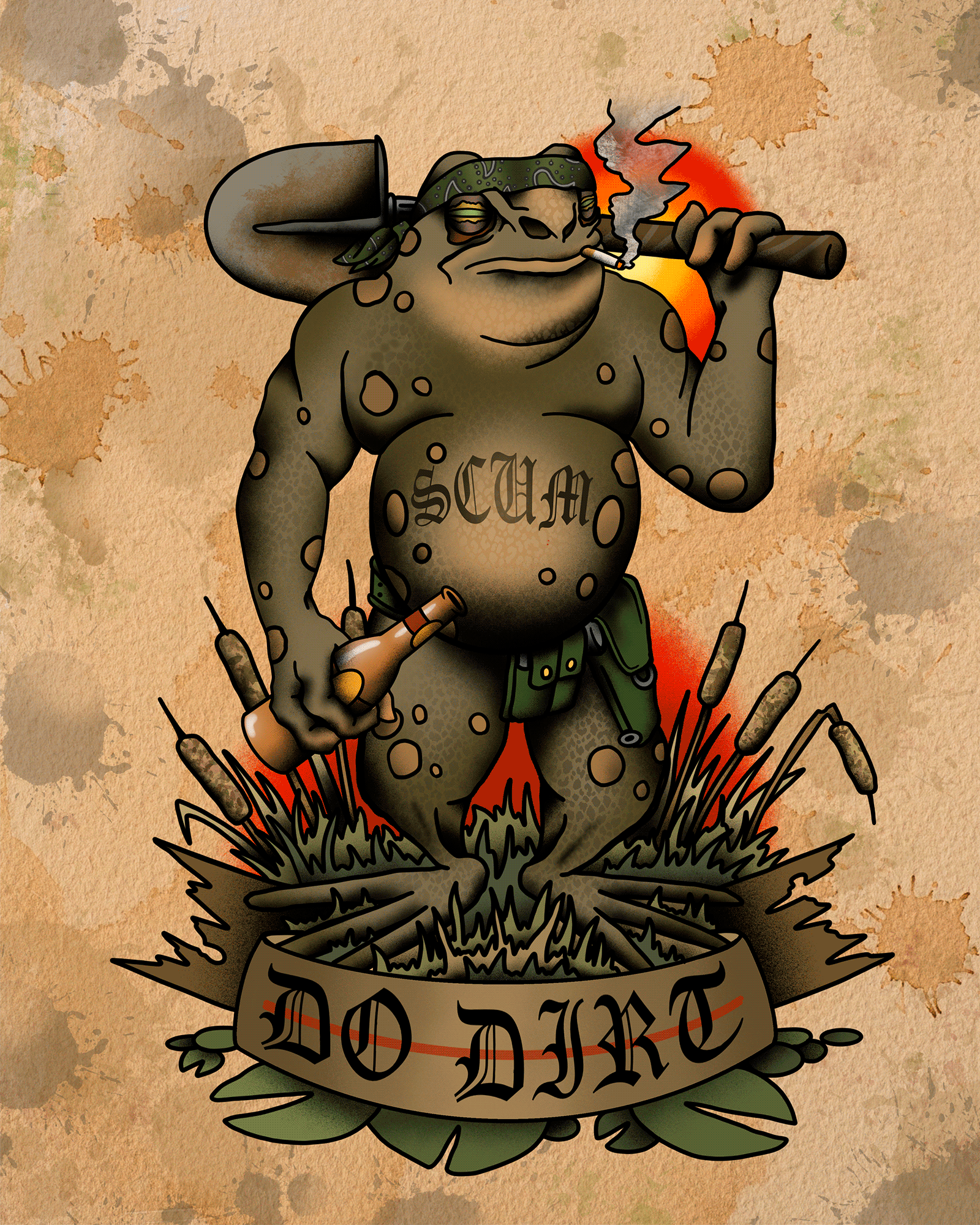 Scum Toad "Do Dirt"