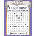 News Stand Circle a Word Vol.1: Large Print 100 Random Puzzles - Paperback