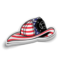 Red White Blue Helmet Sticker