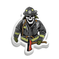 Skeleton Axe Man