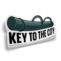 Key To The City Police Sticker