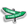 FAFO Intersection| Funny Sarcastic Stickers