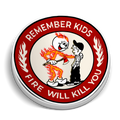 Remember Kids Fire Decal