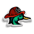 Fire Ducks Sticker