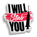 Stab You Sticker
