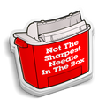 Not The Sharpest Needle Sticker