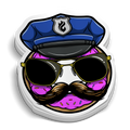 Sergeant Donut Sticker