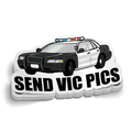 Send Vic Pics Funny Police Sticker