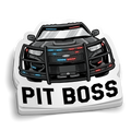 PIT Boss Funny Police Sticker