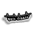 Quit Fibbin' Cardiac ECG Sticker
