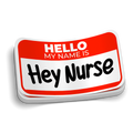 Hello My Name is Hey Nurse! Medical Sticker