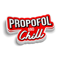 Propofol and Chill Medical Sticker