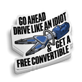 Free Convertible | Funny Firefighter EMS Stickers