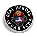 Real Heros Wear SCBA | Firefighter Gear Stickers