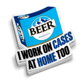 Work on Cases | Sarcastic Police Stickers