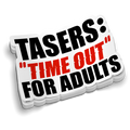 TASERS:  TimeOut for Adults - Funny Police Stickers
