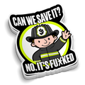 Can We Save It - Firefighter Stickers