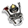 The Tool Man - Cool Firefighting Stickers