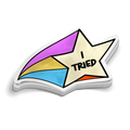 I Tried - Funny Tumbler Stickers