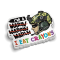 I Eat Crayons | Funny Marines Stickers | Perfect for Tumblers