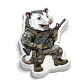 Possum Soldier | Funny Military Stickers | Perfect for Laptops