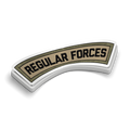 Regular Forces | Funny Military Stickers | Perfect for Laptops