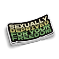 Sexually Deprived | Funny Military Stickers | Perfect for Tumblers