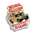 Natural Selection Squad | Funny Military Stickers | Great for Cups