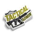 Tactical Admin | Funny Military Stickers