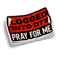 Logged Into DTS | Funny Military Stickers