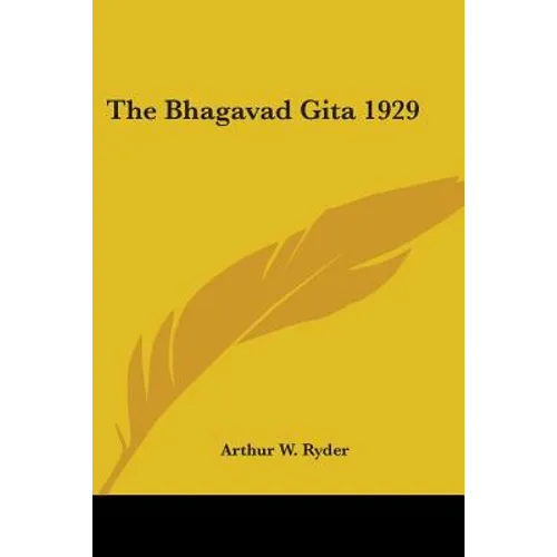 The Bhagavad Gita 1929 - Paperback