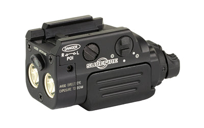 Surefire  -  Rechargeable Weapon Light w/Laser -  Fits Pistol and Picatinny Rails -  800 Lumens -  Green Laser -  Anodized Finish -  Black XR2-A-GN