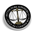 Better to Be Judged By 12 Police Sticker