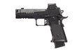 Sig Sauer P211 GTO |  Semi-automatic |  Single Action Only |  Metal Frame Pistol |  Full Size |  9MM |  4.4" Barrel |  MACH3D Compensator |  Nitron Finish |  Black |  XRAY 3 Day/Night Sights |  ROMEO-X SIG-LOC Compact Optic |  Flared Magwell |  3 Magazine