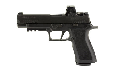 Sig Sauer P320 XFULL |  Striker Fired |  Semi-automatic |  Polymer Frame Pistol |  Full Size |  9MM |  4.7" Barrel |  Nitron Finish |  Black |  ROMEO-X Reflex Sight |  XSeries Flat Trigger |  XRAY3 Night Sights |  17 Rounds |  2 Magazines