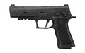 Sig Sauer P320 XFULL |  Striker Fired |  Semi-automatic |  Polymer Frame Pistol |  Full Size |  9MM |  4.7" Barrel |  Nitron Finish |  Black |  Manual Safety |  XRAY3 Day/Night Sights |  Optic Plate Cover |  2 Magazines |  10 Rounds |  California Complian