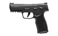 Sig Sauer P322 |  Semi-automatic |  Single Action Only |  Polymer Frame Pistol |  Full Size |  22 LR |  4 Barrel" |  Anodized Finish |  Black |  Adjustable Fiber Optic Sights |  Optic Ready |  Threaded Barrel Adapter |  10 Rounds |  2 Magazines