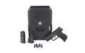 Sig Sauer P365 ROSE |  Striker Fired |  Semi-automatic |  Polymer Frame Pistol |  Micro-Compact |  380 ACP |  3.1" Barrel |  Nitron Finish |  Black |  Rose Gold Controls |  Laser Engraved Grip Module |  XRAY 3 Day/Night Sights |  SIG-LOC Optic Ready Slide