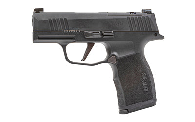 Sig Sauer P365X |  Striker Fired |  Semi-automatic |  Polymer Framed Pistol |  Sub-Compact |  9MM |  3.1" Barrel |  Matte Finish |  Black |  X-Ray 3 Night Sights |  Optic Ready |  10Rounds |  2 Magazines