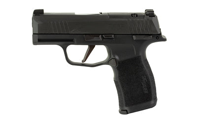 Sig Sauer P365X |  Striker Fired |  Semi-automatic |  Polymer Framed Pistol |  Sub-Compact |  9MM |  3.1" Barrel |  Matte Finish |  Black |  X-Ray 3 Night Sights |  Optic Ready |  Manual Safety |  12 Rounds |  2 Magazines