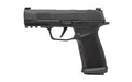 Sig Sauer P365 |  XMACRO TACOPS |  Striker Fired |  Semi-automatic |  Polymer Framed Pistol |  Compact |  9MM |  3.7" Barrel |  Matte Finish |  Black |  Detachable Magwell |  Extended Slide Catch Lever |  Xray 3 Day/Night Sights |  Optic Ready |  17 Round
