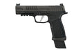 Sig Sauer P365 FUSE |  Striker Fired |  Semi-automatic |  Sub-compact |  Polymer Frame Pistol |  9MM |  4.3" Barrel |  Matte Finish |  Black |  Sig LXG Grip |  SIG-LOC Compact |  Fiber Optic Front with Black Serrated Rear Sights |  3 Magazines |  (2)-21 R
