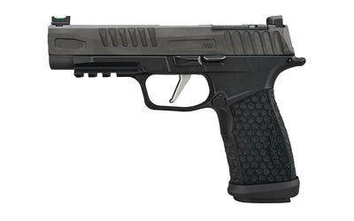 Sig Sauer P365 FUSE |  Semi-automatic |  Polymer Frame Pistol |  Compact |  9MM |  4.3" Barrel |  Cerakote Finish |  Black |  Sig Sauer LXG Grip |  Fiber Optic Front and Low Profile Combat Rear Sights |  3 Magazines |  (2)-21 Round Magazines and (1)-17 Ro