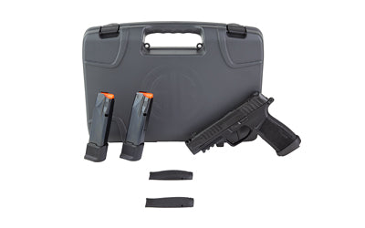 Sig Sauer P365 FUSE COMP |  Semi-automatic |  Striker Fired |  Polymer Frame Pistol |  Compact |  9MM |  3.7" Barrel |  Integrally Compensated Slide |  Nitron Finish |  Black |  XRay3 Day/Night Sights |  Optics Ready Slide |  SIG-LOC Compact Footprint |